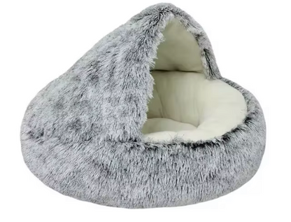 CuddleNest Plush Pet Bed