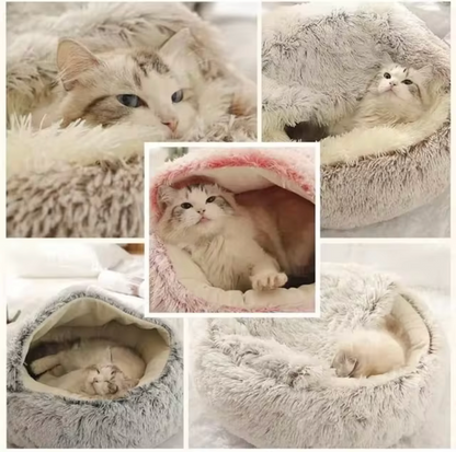 CuddleNest Plush Pet Bed